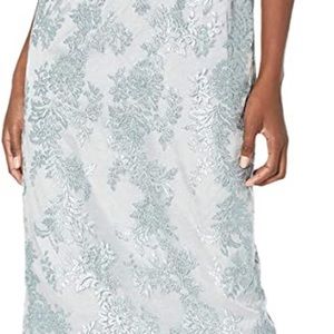 Adrianna Papell Women's Popover Embroidered Dress gold